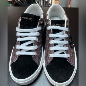 Valentino Women's Black and Purple Sneakers size 7 new no box